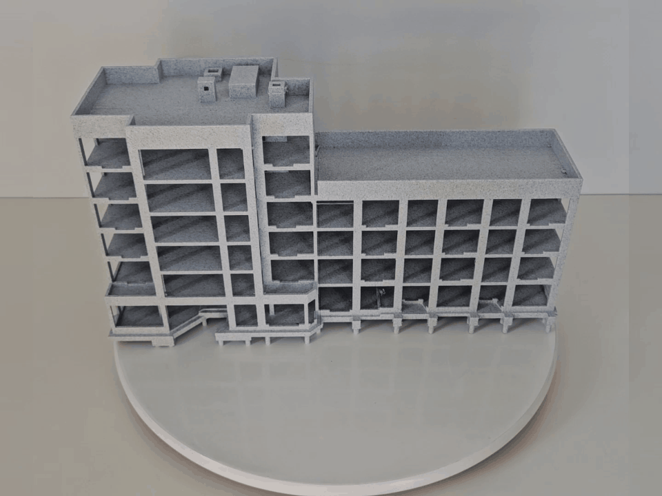 A 360 degree animation of the Milton Road model